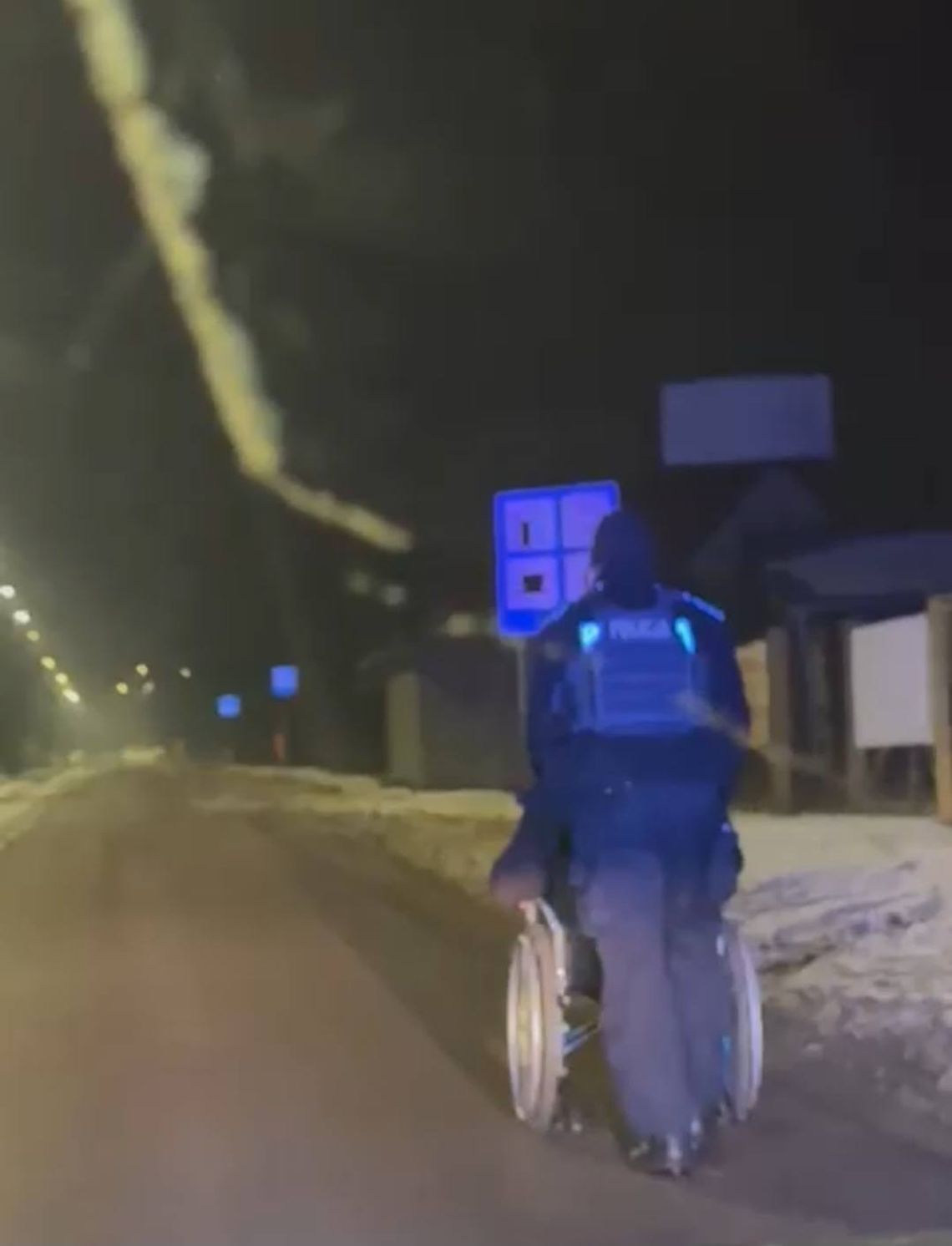 Nie był w stanie dojechać do schroniska