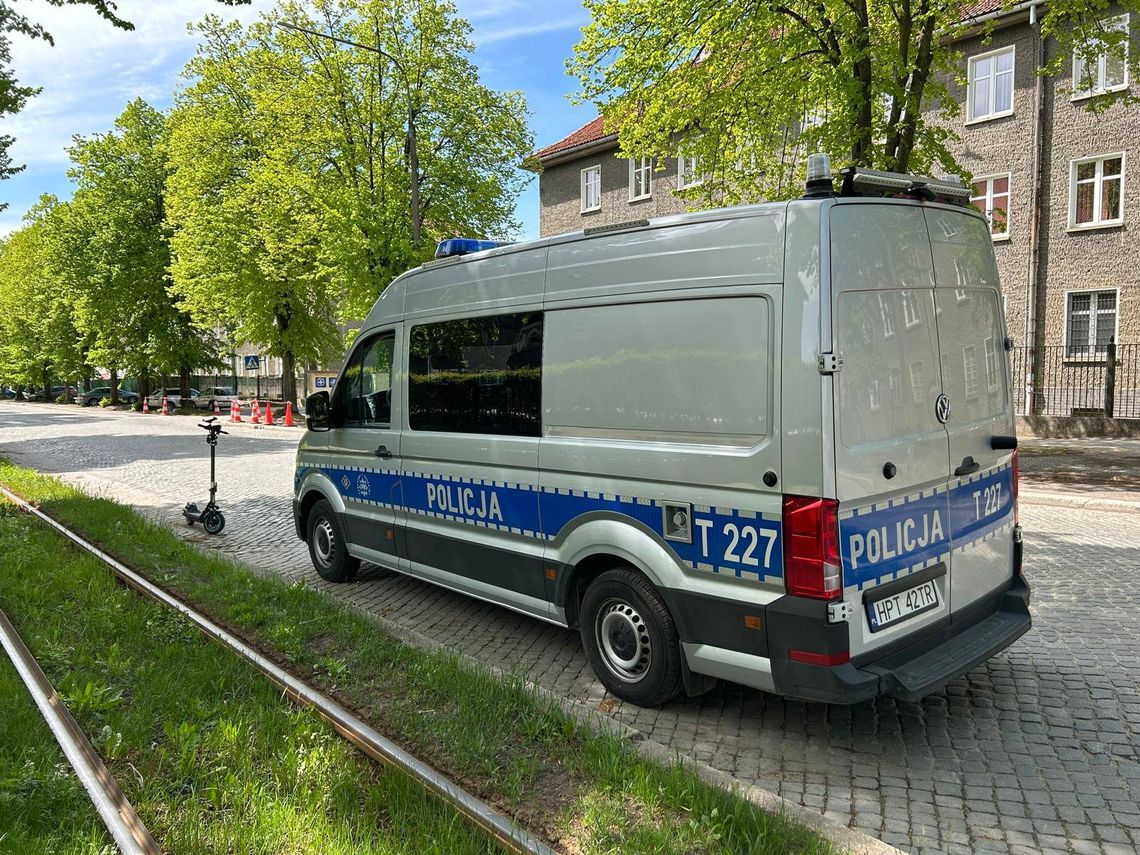 Nietypowa kontrola na Królewieckiej. Poszło o hulajnogę elektryczną