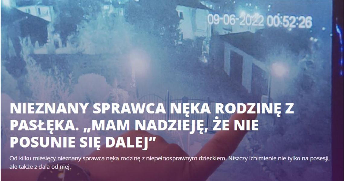 Nieznany sprawca nęka rodzinę z Pasłęka [REPORTAŻ TVN UWAGA]