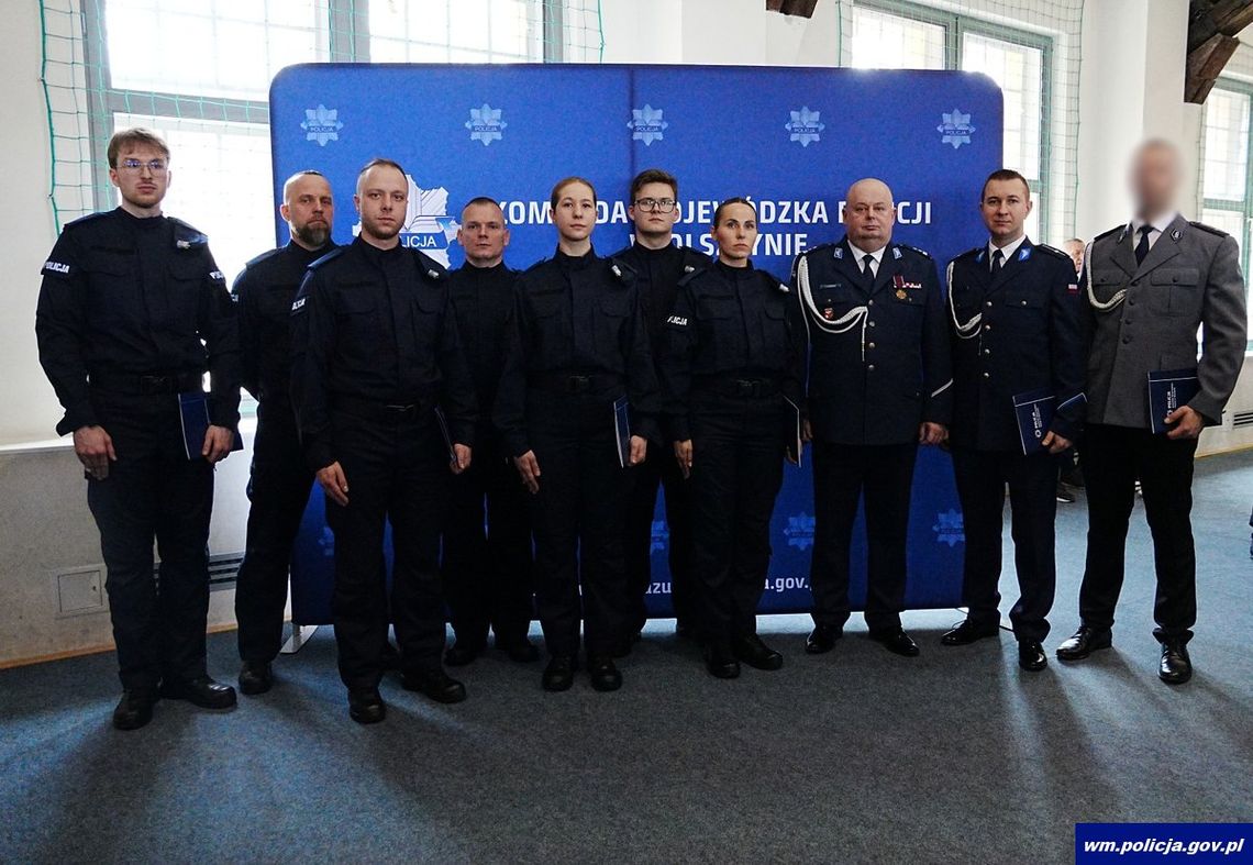 Nowe policjantki i policjanci w Elblągu