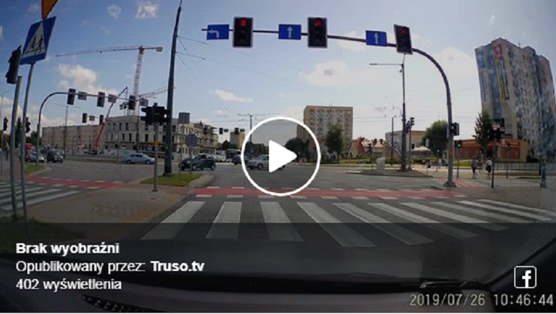 O włos od zderzenia i tragedii. [WIDEO]