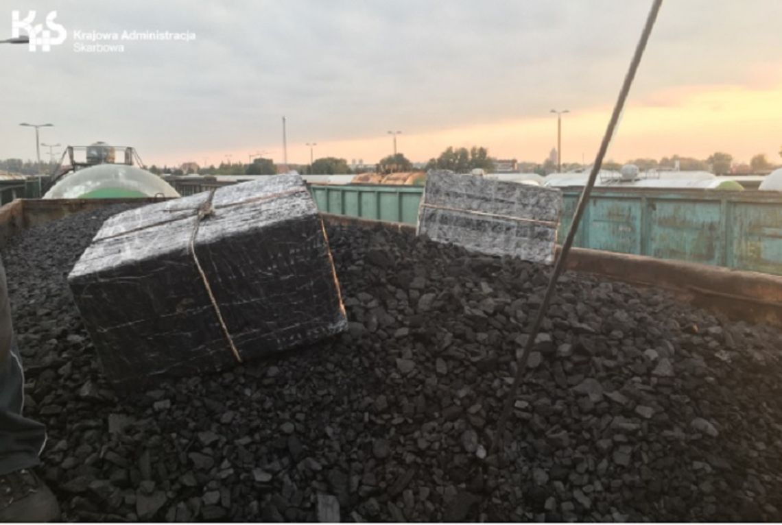 Odkrycie w pociągu przewożącym węgiel z Rosji