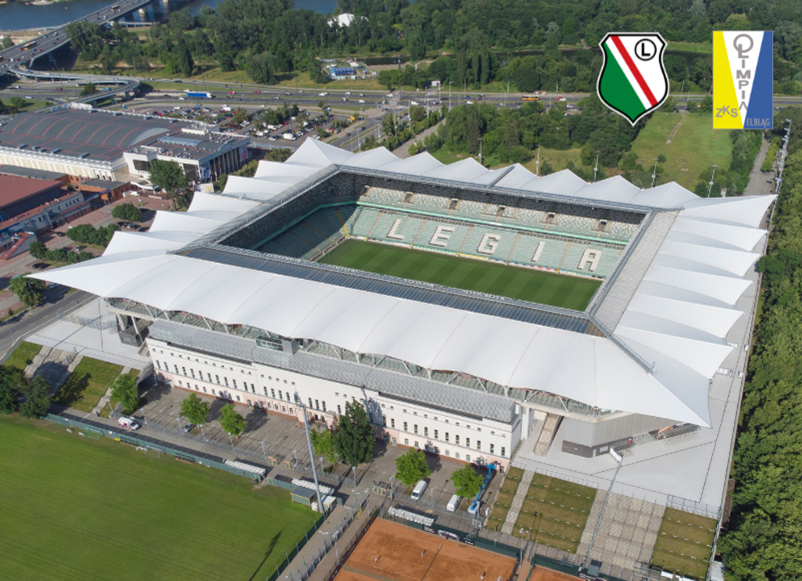 Olimpia z Legią na Łazienkowskiej!