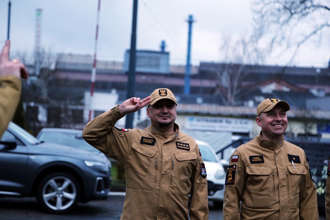 Ostatnia służba i pożegnanie na "mokro" [FOTO]