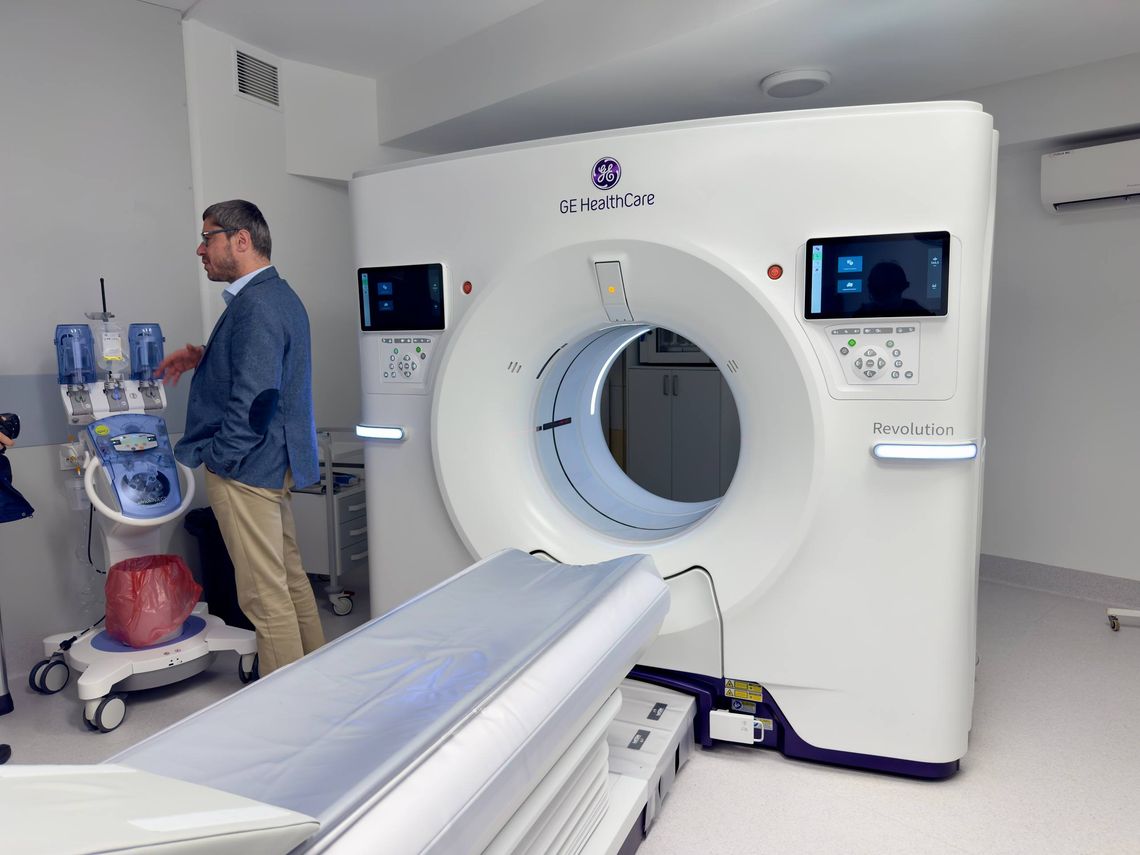 Otwarcie nowej Pracowni Tomografii Komputerowej w Elblągu. To pierwszy w Polsce aparat! [WIDEO]