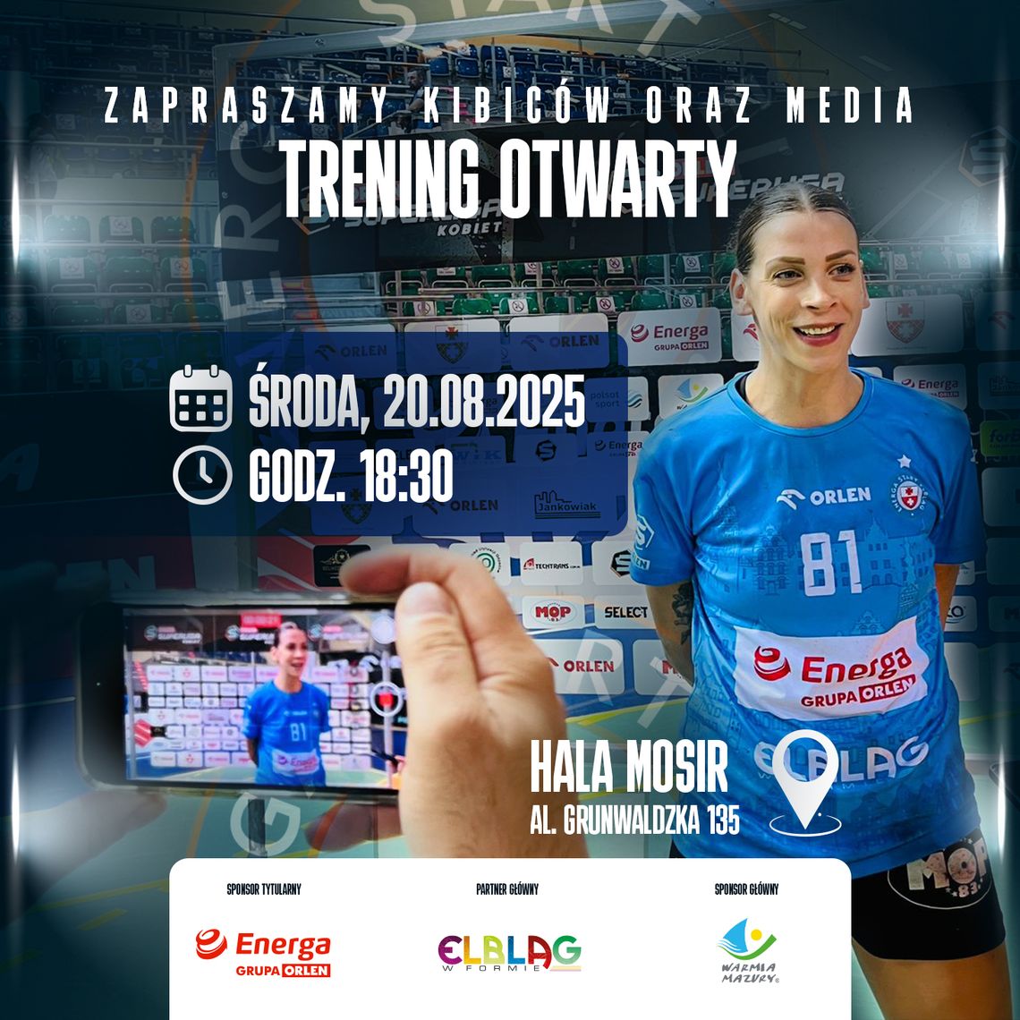 Otwarty trening Energa Start Elbląg