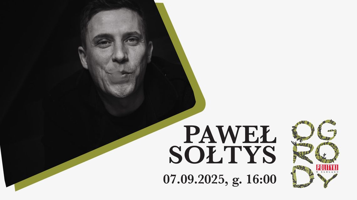 Paweł Sołtys (Pablopavo) gościem Festiwalu Ogrody POLITYKI Paweł Sołtys (Pablopavo) gościem Festiwalu Ogrody POLITYKI