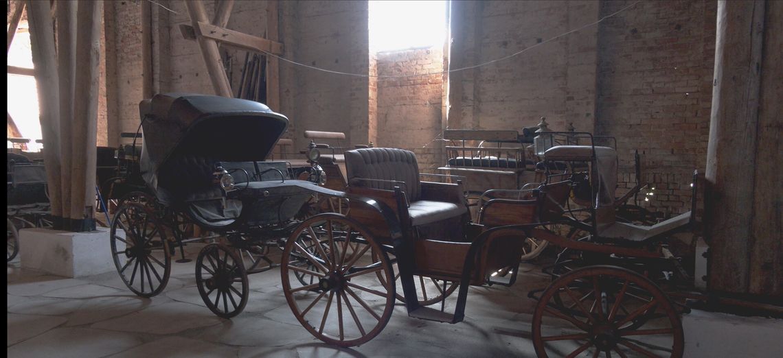 Posiada największą kolekcję powozów w całej północnej Polsce