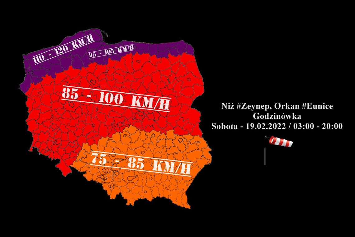 Potężna wichura nadciągnie nad północną Polskę