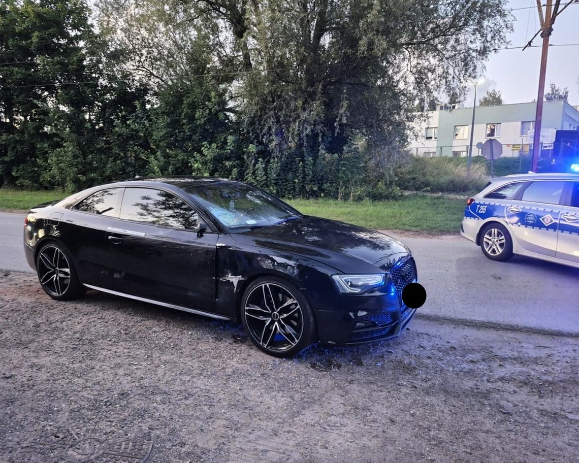 Potrącenie kobiety na Marymonckiej