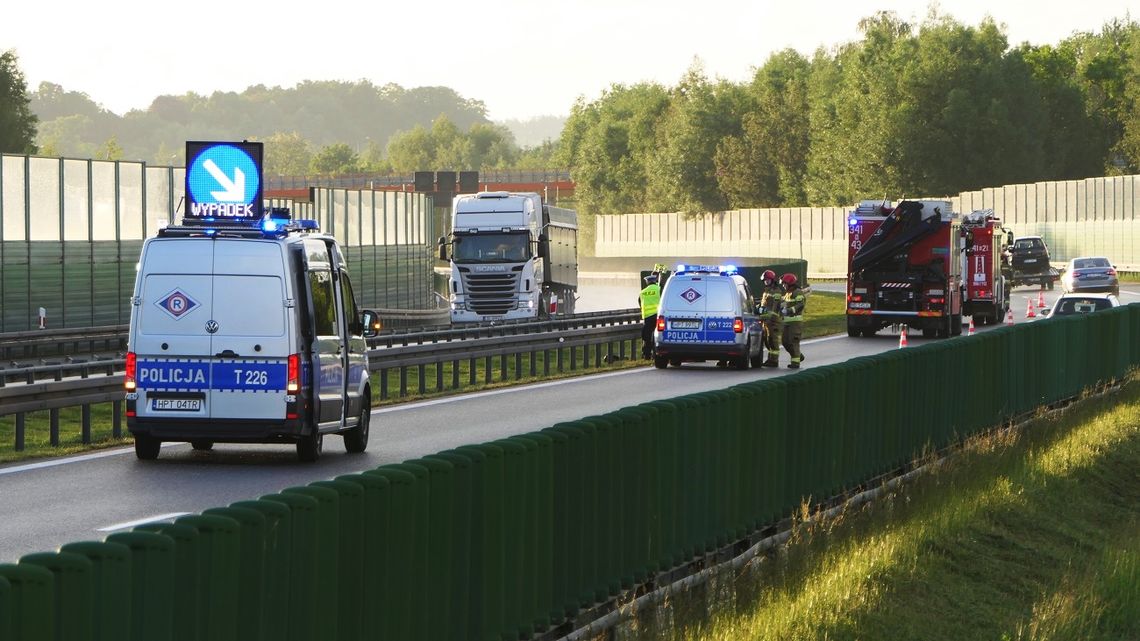 Potrącenie mężczyzny na S7