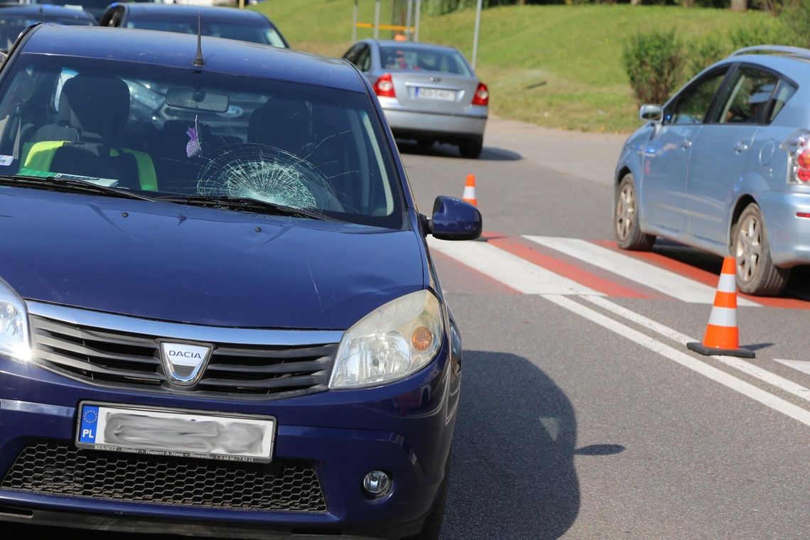 Potrącenie na Robotniczej. Kobieta z ciężkim urazem głowy