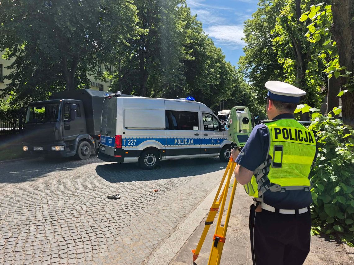 Potrącenie pieszego na ul. Królewieckiej. Utrudnienia w ruchu [FOTO]