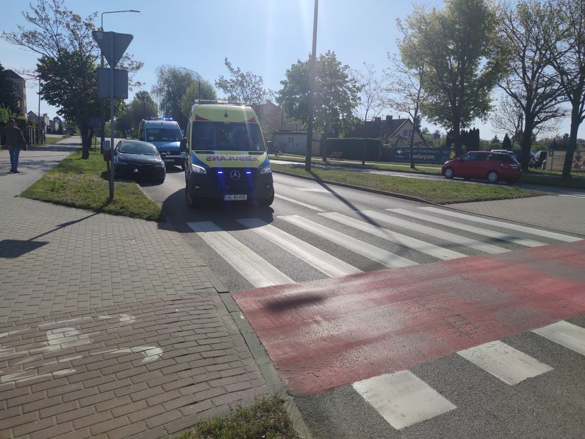 Potrącenie przy ul. Niepodległości i Płk Dąbka