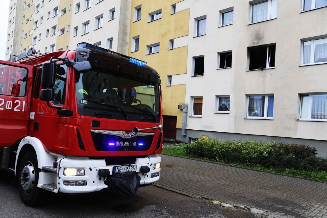 Pożar mieszkania przy Kalenkiewicza