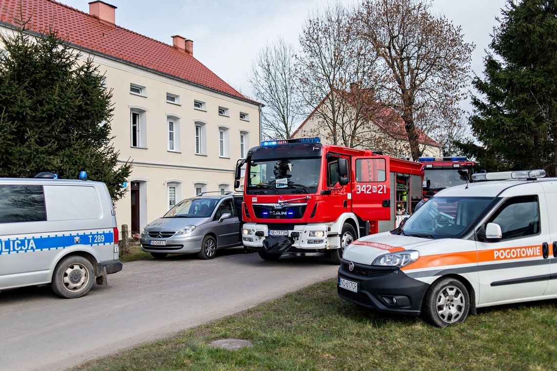 Pożar w Pasłęku i Elblągu. Policjanci podsumowali weekend