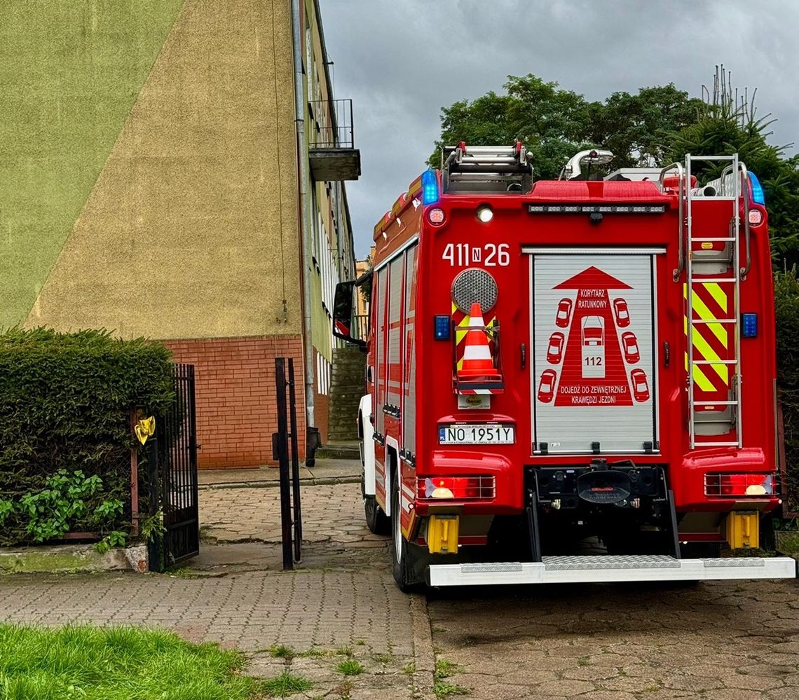 Pożar w szkole. W plecaku ucznia wybuchł telefon