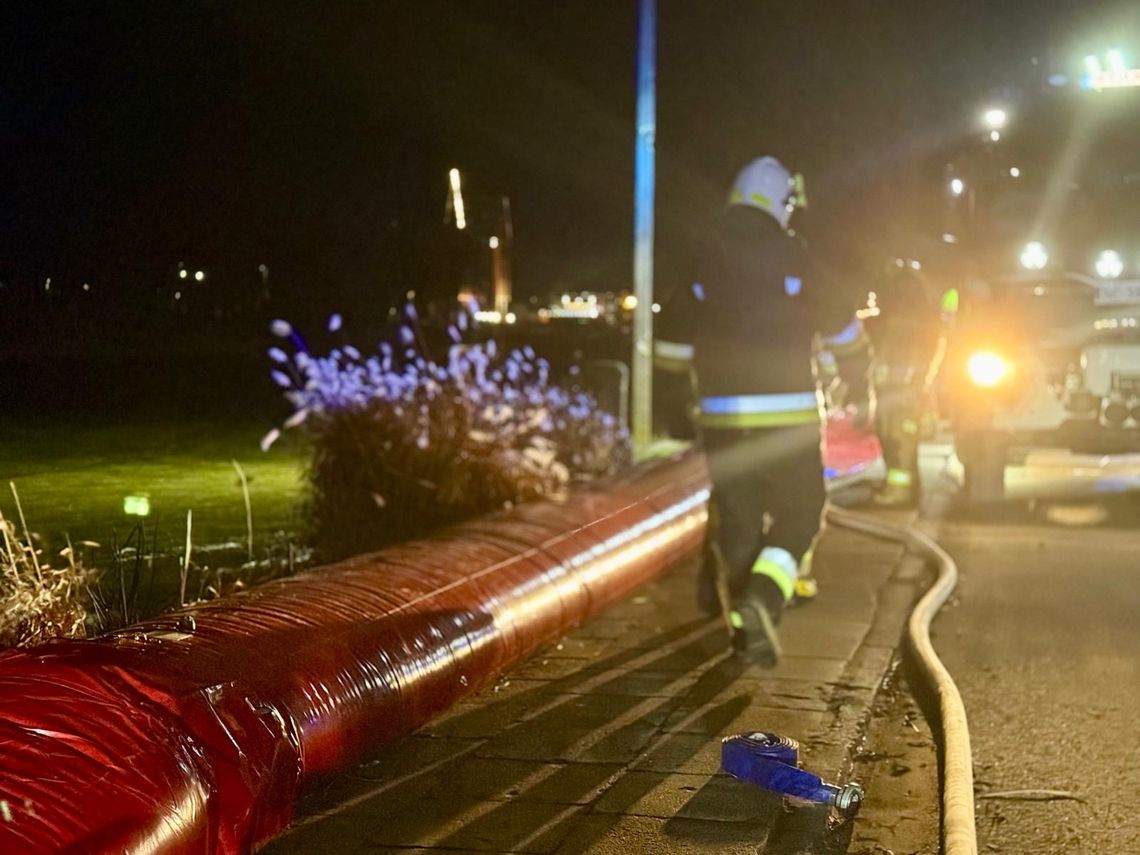 Poziom rzeki Elbląg przekroczył stan ostrzegawczy Poziom rzeki Elbląg przekroczył stan ostrzegawczy