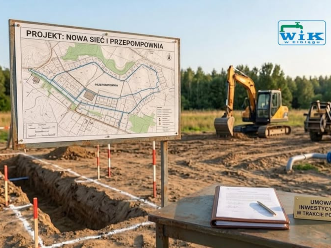 Prawie 7,8 mln zł na nowe sieci sanitarne w Elblągu