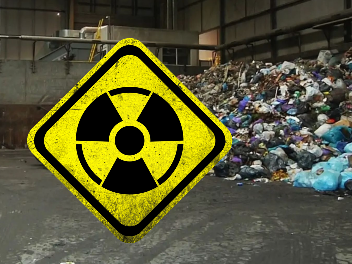 Promieniowanie wykryte w transporcie odpadów. Interwencja służb w elbląskim ZUO