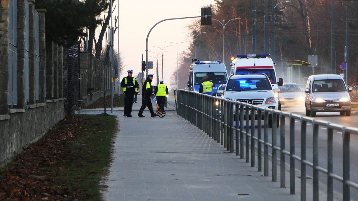 Przejechał po kobiecie