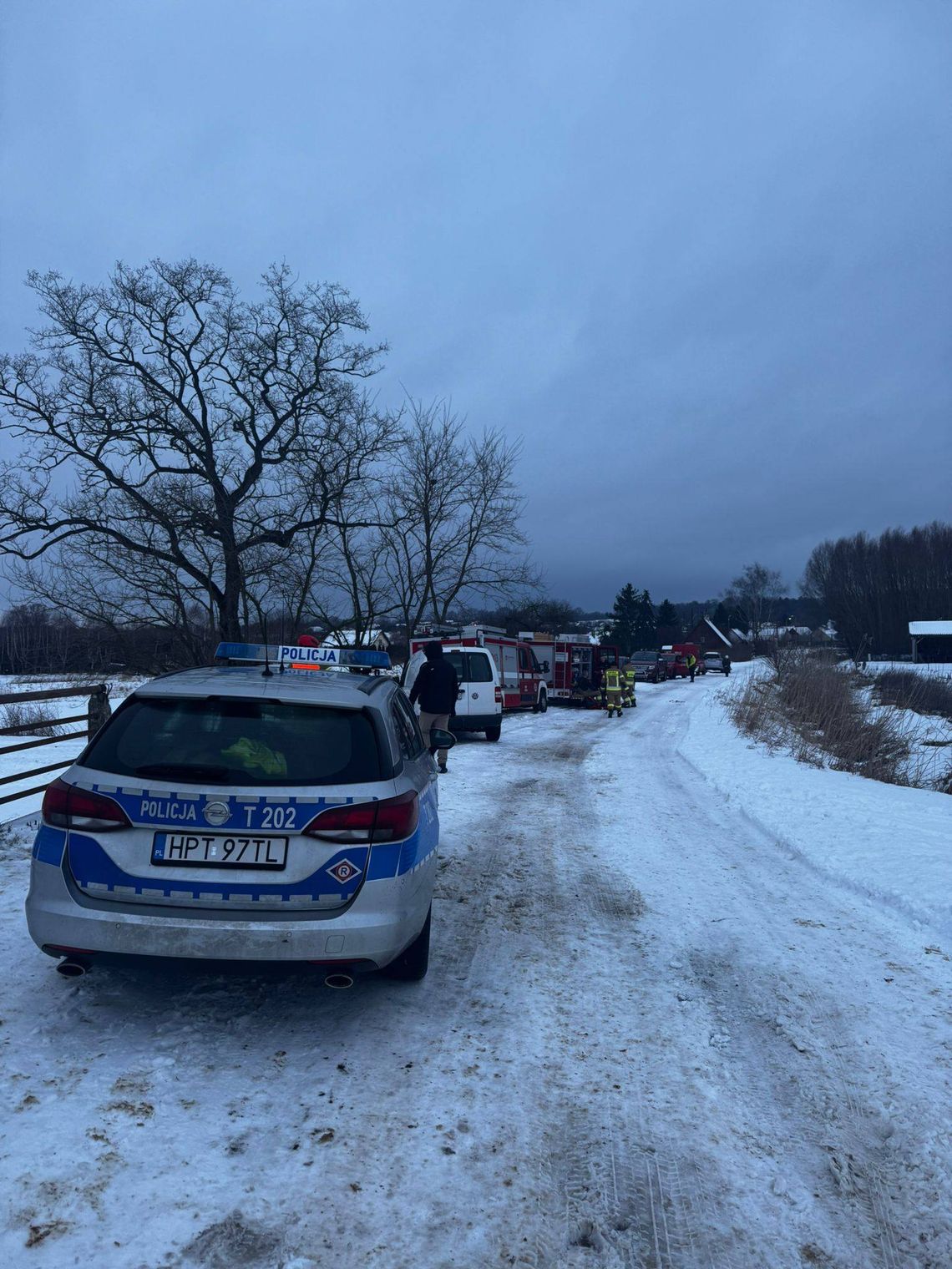 Przerwanie wału w Komorowie Żuławskim