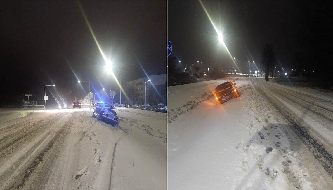 Ratował się i wylądował w rowie na Fromborskiej Ratował się i wylądował w rowie na Fromborskiej
