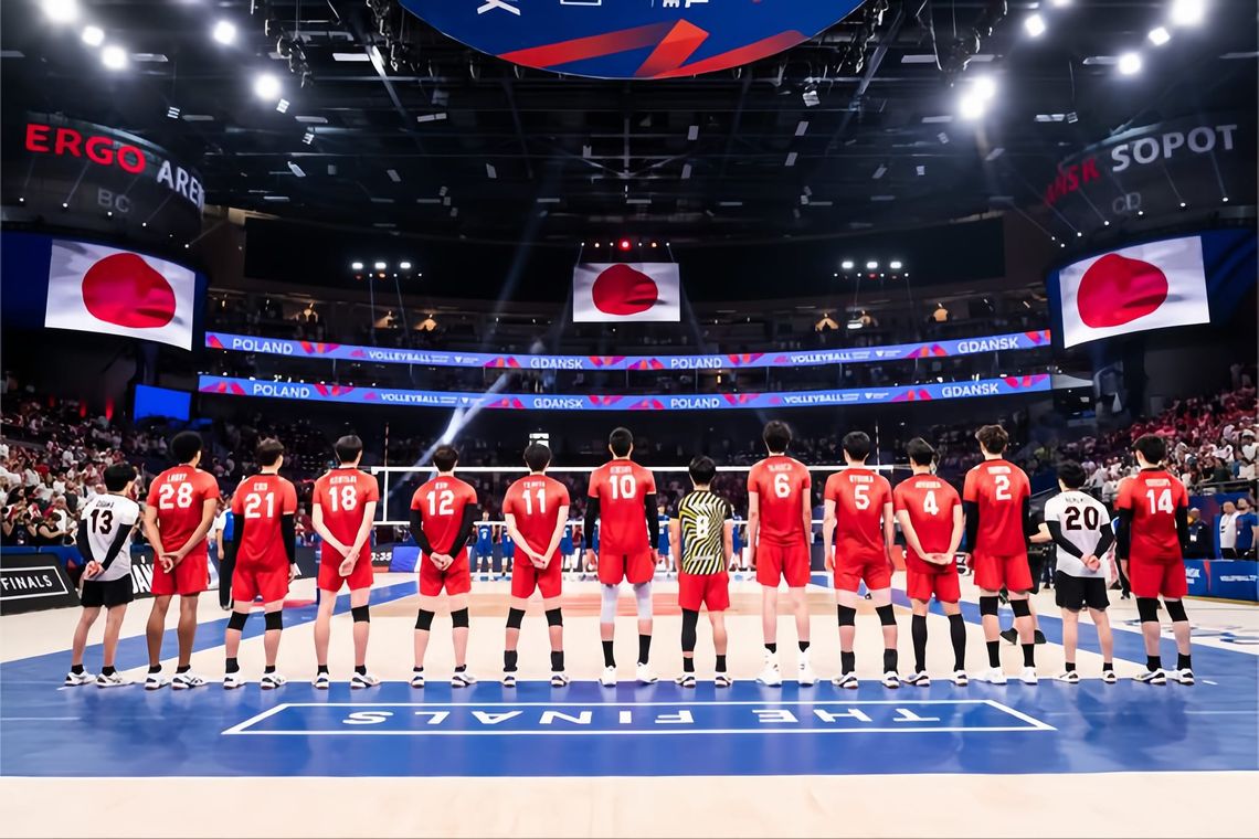 Reprezentacja Japonii w siatkówce w Elblągu