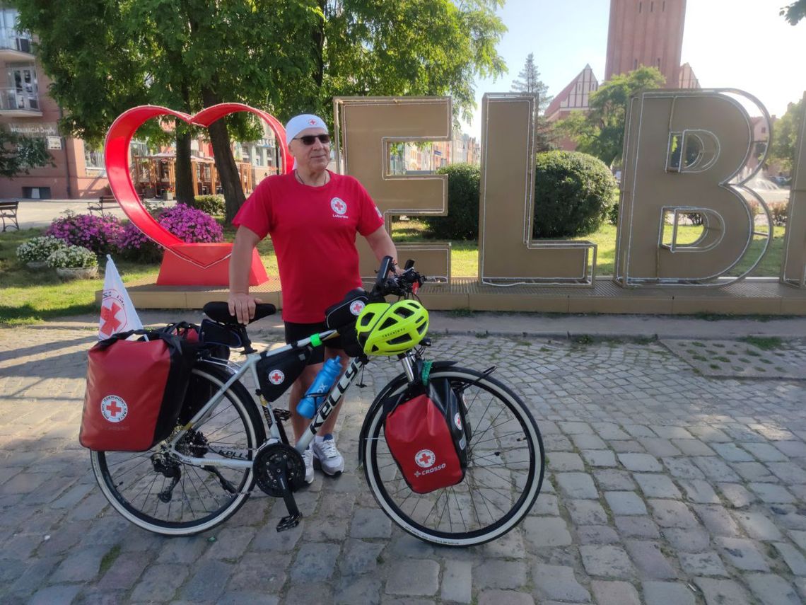 Rowerem dla PCK. 65-letni Janusz Kobyłka pokona 3 tys. km Rowerem dla PCK. 65-letni Janusz Kobyłka pokona 3 tys. km