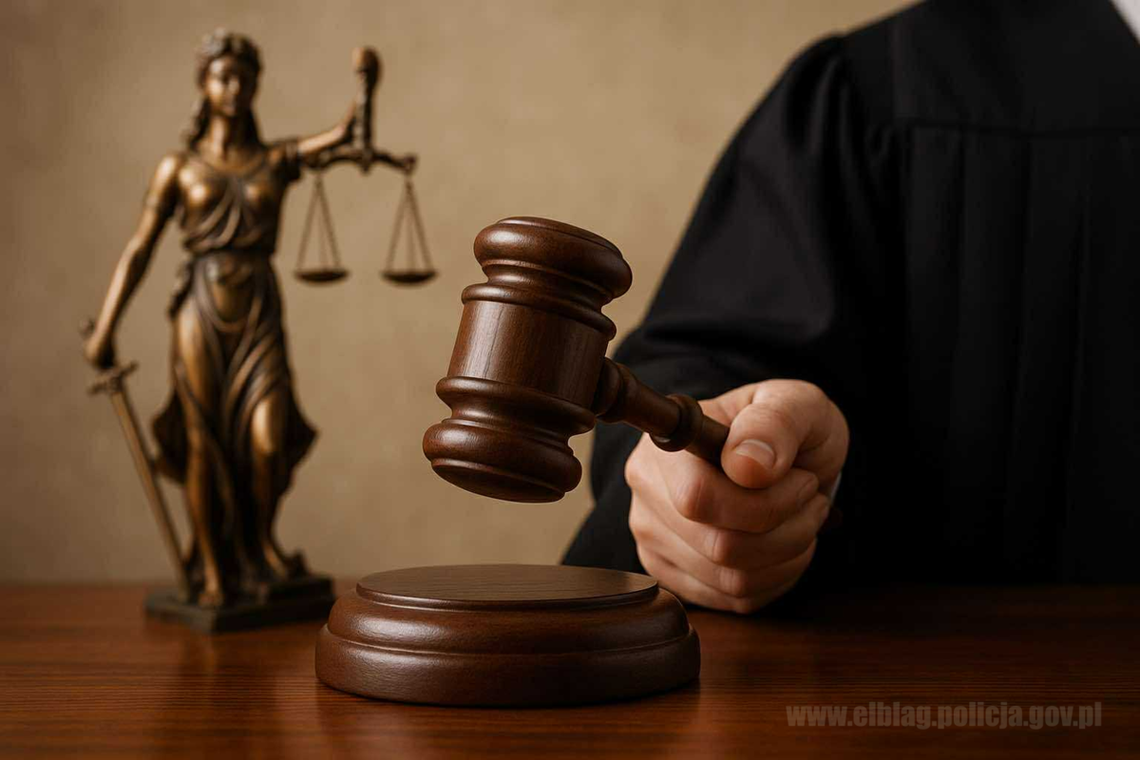 Sąd nie miał litości dla 21-latka z Elbląga Sąd nie miał litości dla 21-latka z Elbląga