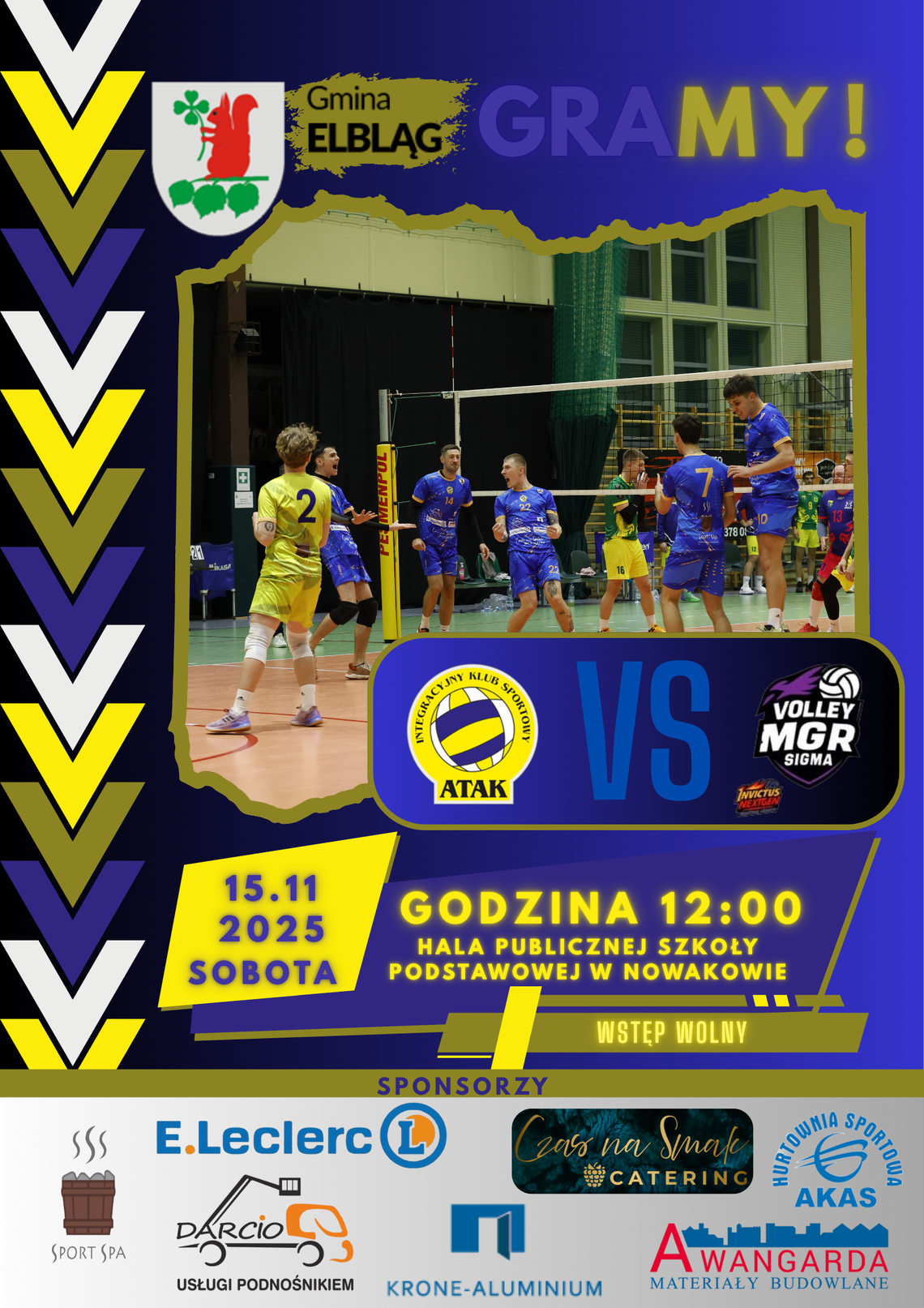 Siatkarska sobota w Nowakowie. IKS Atak podejmie Volley MGR SIGMA Mrągowo