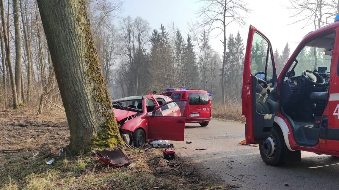 Śmiertelny wypadek na trasie Braniewo-Pieniężno