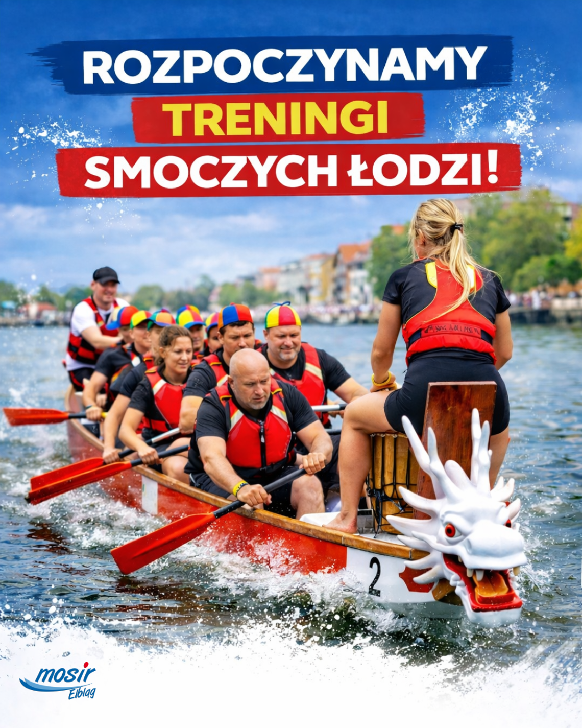 Smocze łodzie znów na rzece Elbląg