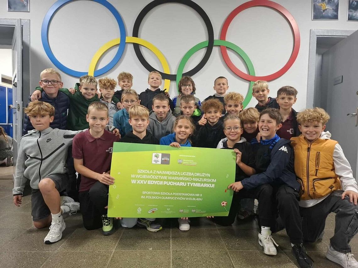 Sportowa "trójka" w Elblągu z wyróżnieniem w Pucharze Tymbarku! Sportowa "trójka" w Elblągu z wyróżnieniem w Pucharze Tymbarku!