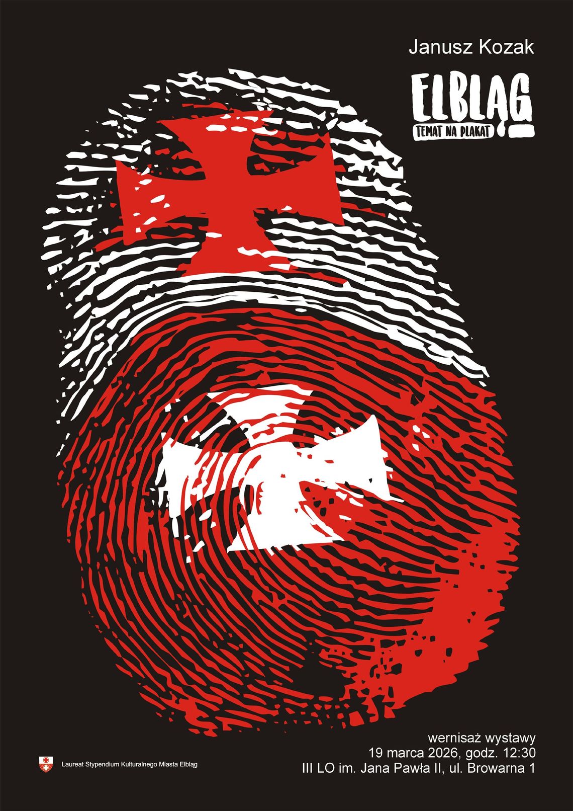 Spotkanie ze sztuką - wernisaż prac Janusza Kozaka w III LO”,