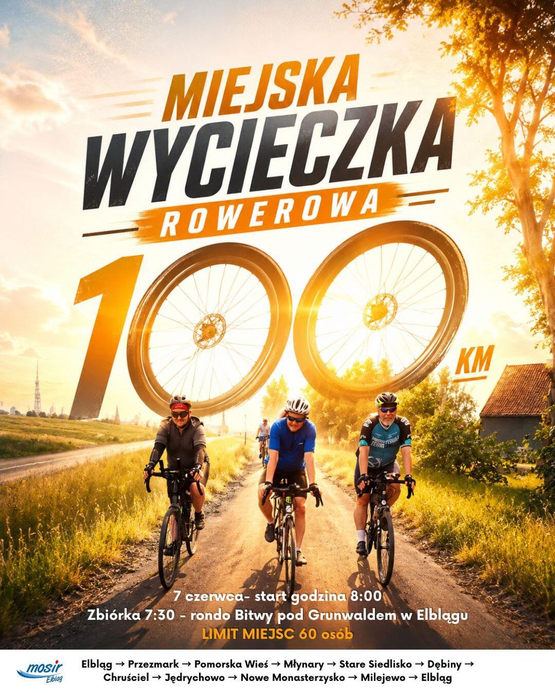 Sto kilometrów rowerami do wsi Dębiny