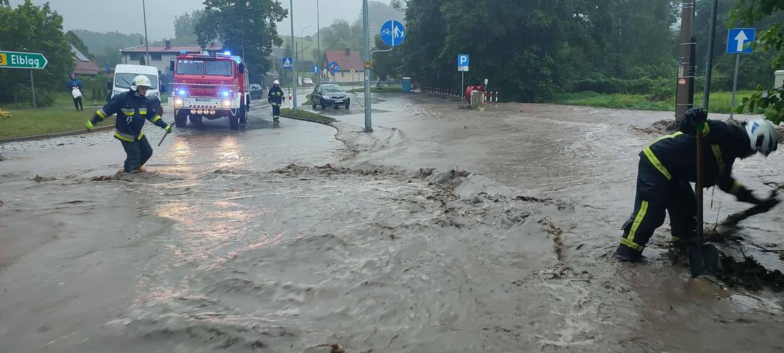 Strażacy walczą z żywiołem [FOTO]