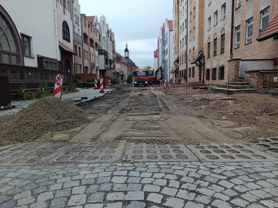 Trwa przebudowa ul. Wieżowej. Są utrudnienia w ruchu