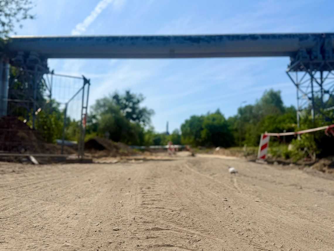 Trwa przebudowa ulicy Portowej Trwa przebudowa ulicy Portowej