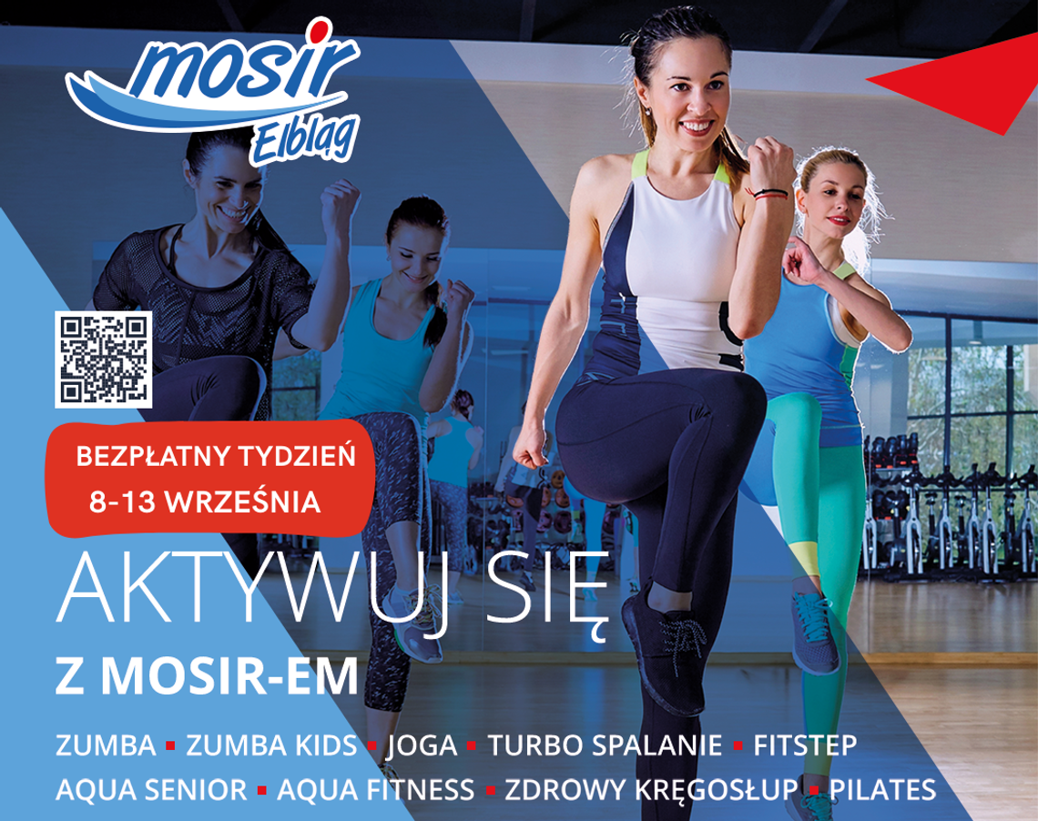 Tydzień zajęć za 0 zł! Poznaj harmonogram „Aktywuj się z MOSiR-em”