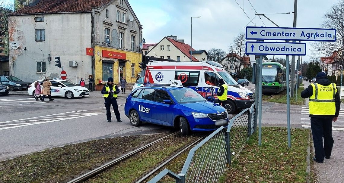 Uber uderzył w tramwaj