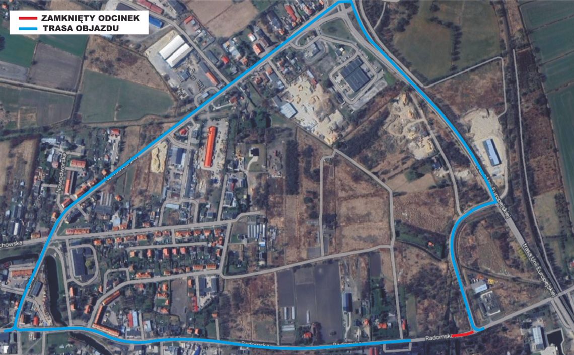 Ul. Radomska od 5 czerwca będzie zamknięta Ul. Radomska od 5 czerwca będzie zamknięta