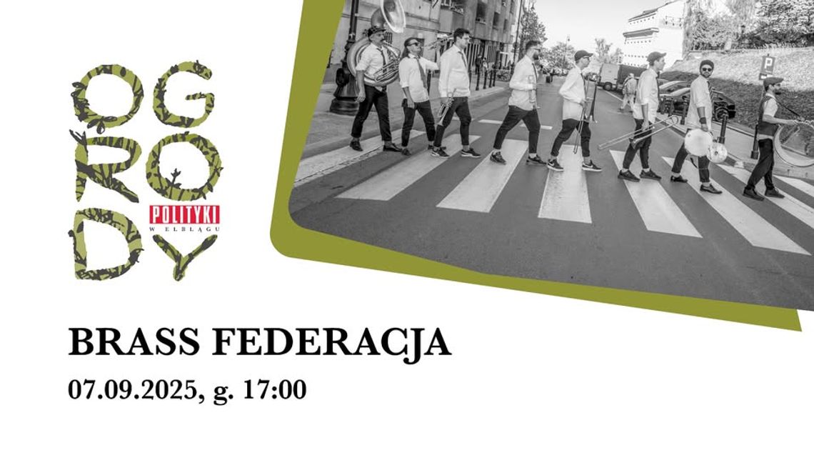 Uliczna parada z Brass Federacją podczas Ogrodów POLITYKI Uliczna parada z Brass Federacją podczas Ogrodów POLITYKI