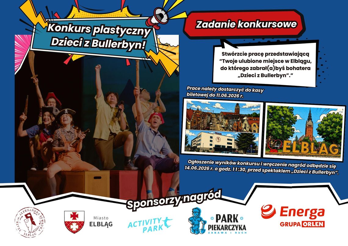 Uwaga młodzi artyści - konkurs plastyczny w elbląskim teatrze!