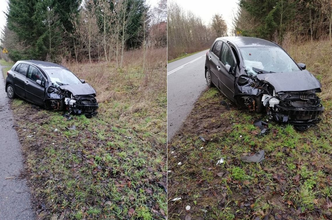 Uwaga ślisko! Służby ratunkowe w Elblągu od rana jeżdżą do zdarzeń drogowych!