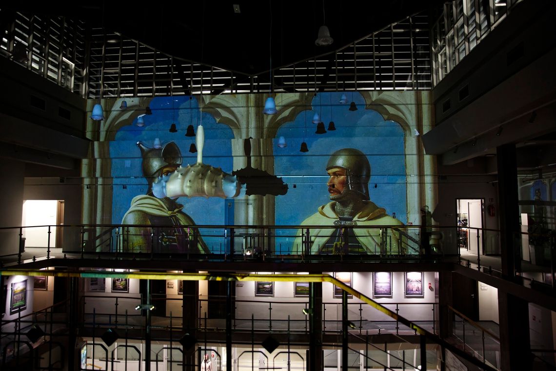 Video mapping i multimedialna wystawa o średniowieczu [ZDJĘCIA]