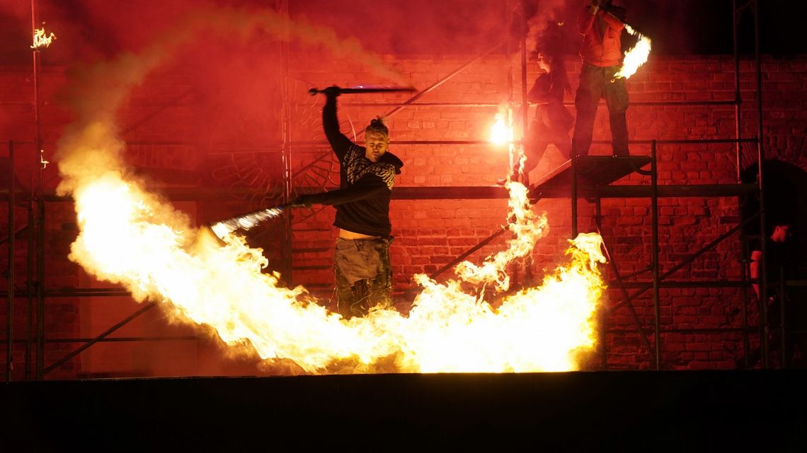 W Elblągu odbył się Spektakl Ognia [FOTO]