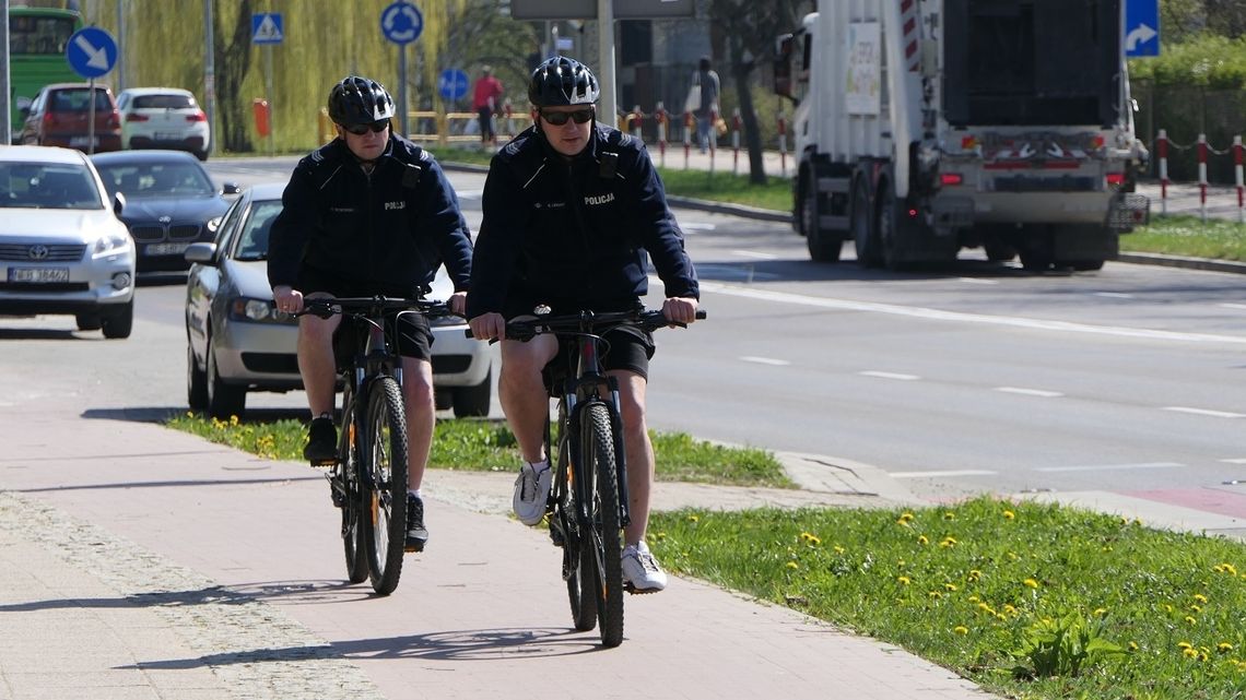 W Elblągu ruszyły policyjne patrole rowerowe