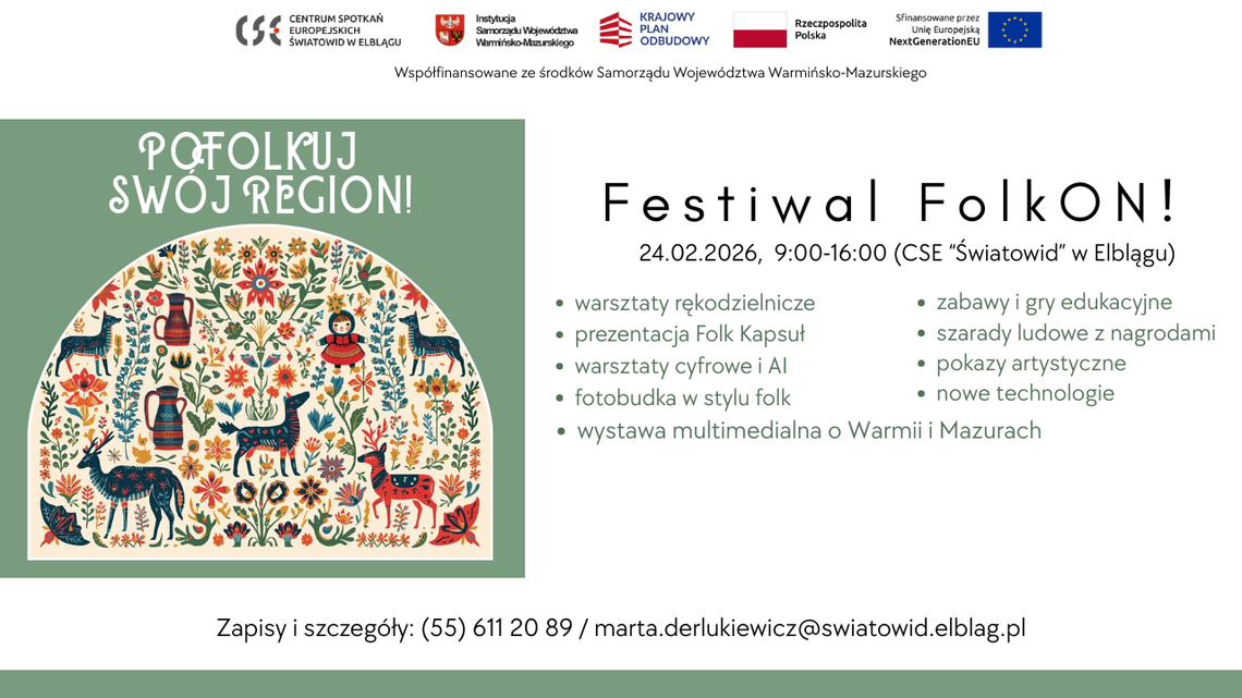 Weź udział w Festiwalu FolkON i pofolkuj swój region!