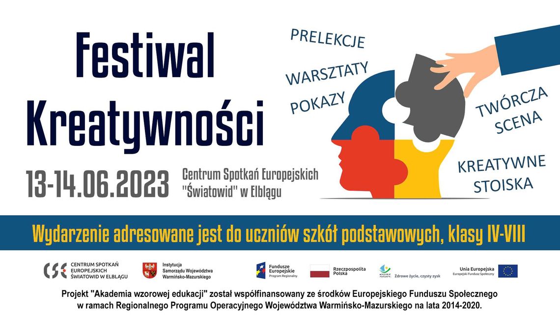 Weź udział w Festiwalu Kreatywności 2023! Weź udział w Festiwalu Kreatywności 2023!